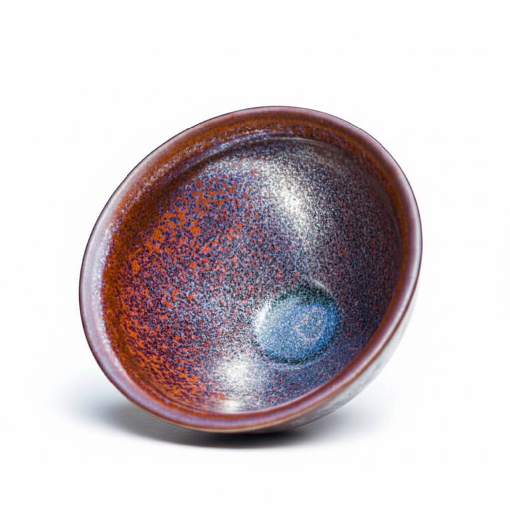 Persimmon Red Chawan Tenmoku Tea Bowl – Artisan – CarvedWare
