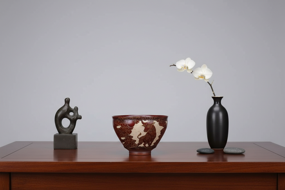 handmade ceramic decor bowl
