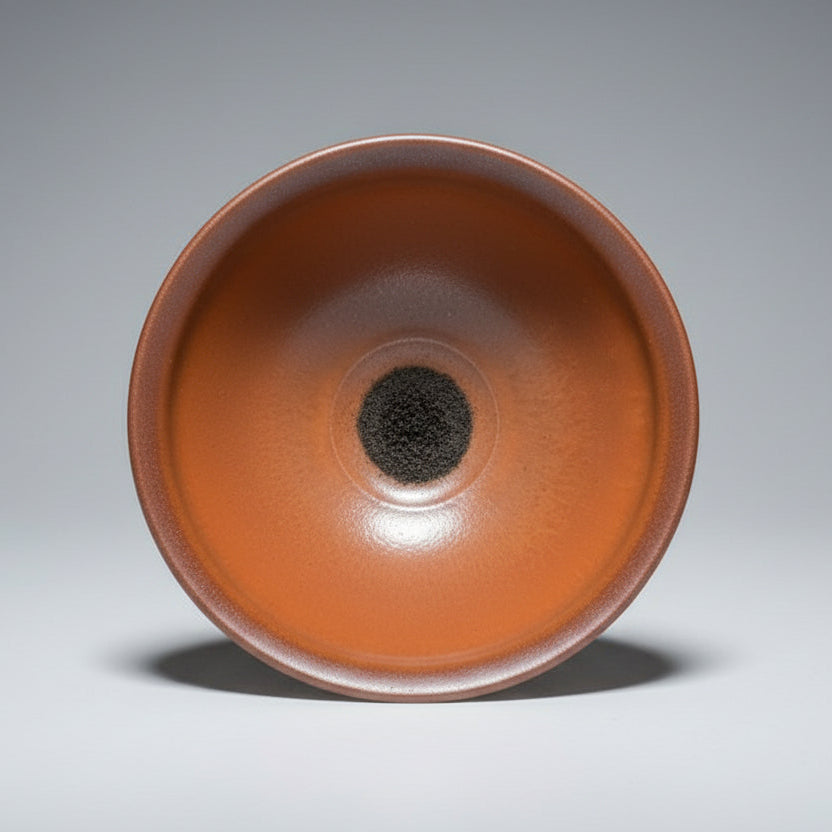 Carved Porcelain Tea Cup - Half Buddha Whole Self