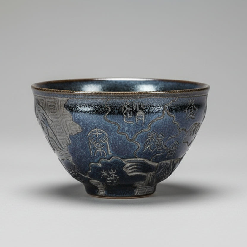 Porcelain Carving First Emperor of China Qin Shi Huang