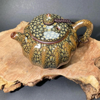 Brown Partridge Jian Zhan Lantern Teapot