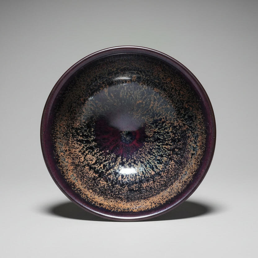 Carving on Porcelain Tea Bowl - Tiger