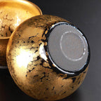 Gold Spot Jian Zhan Tenmoku Tea Cup