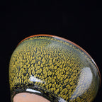 Tenmoku Match Green Tea Cup