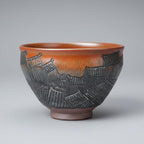 Hand Carved Porcelain Tea Cup Countryside Cottages