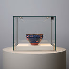 Hand-Carved Porcelain Tea Bowl Frog in Serene Freedom