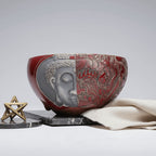 Hand-carved Porcelain Between Angel and Demon