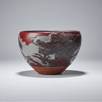 Hand-carved Porcelain Dragon and Horse