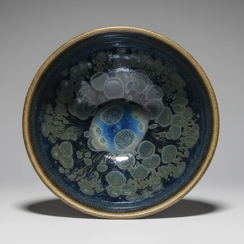 Hand Carved Porcelain Tea Cup Fly Dragon