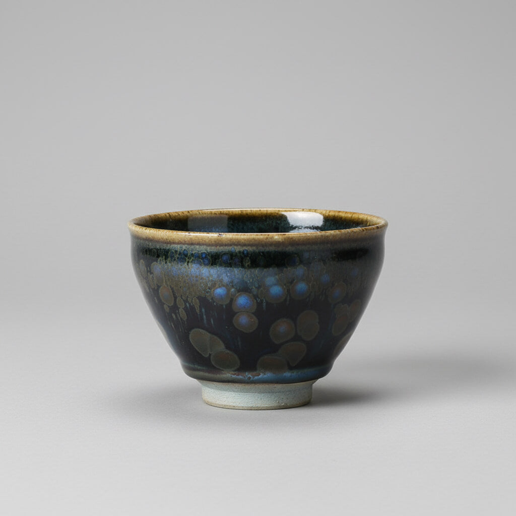 Hand Carved Porcelain Tea Cup Fly Dragon