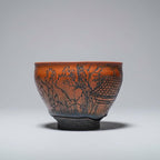 Hand Carved Ceramic Decorative Bowl -Village Life