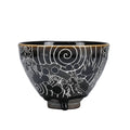 Hand Carved Ceramic Tea Bowl Dragon