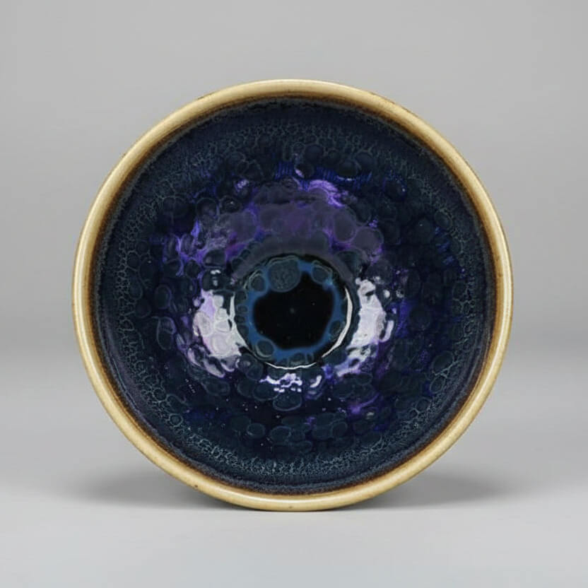 Hand Carved Ceramic Tea Bowl -Dragon