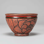 Hand Carved Porcelain Bowl Sgraffito Girl The Illusion of Form