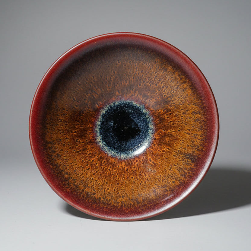 Hand Carved Porcelain Tea Bowl - Dragon