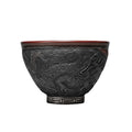 Hand Carved Porcelain Tea Bowl Dragon