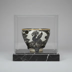 Hand Carved Porcelain Tea Cup Fly Dragon
