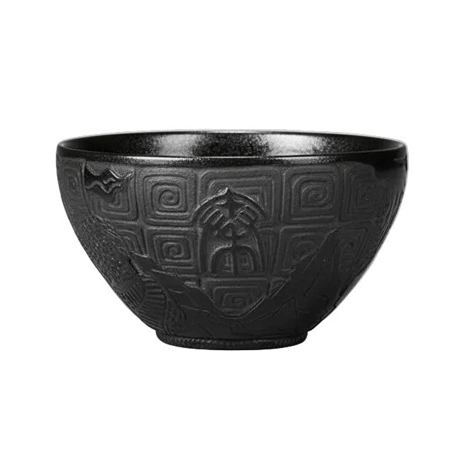 Hand Carving Tea Bowl First Emperor of China Qin Shi Huang