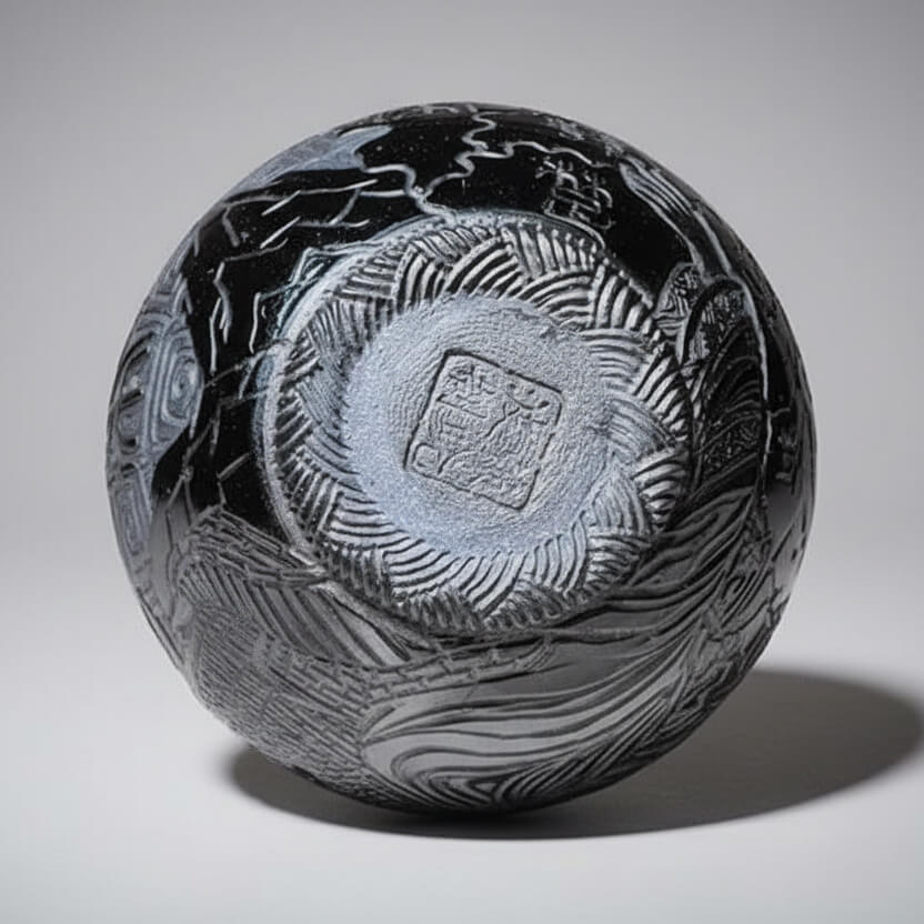 Hand Carving Tea Bowl First Emperor of China Qin Shi Huang