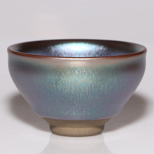 Tenmoku Tea Cup Color Blue
