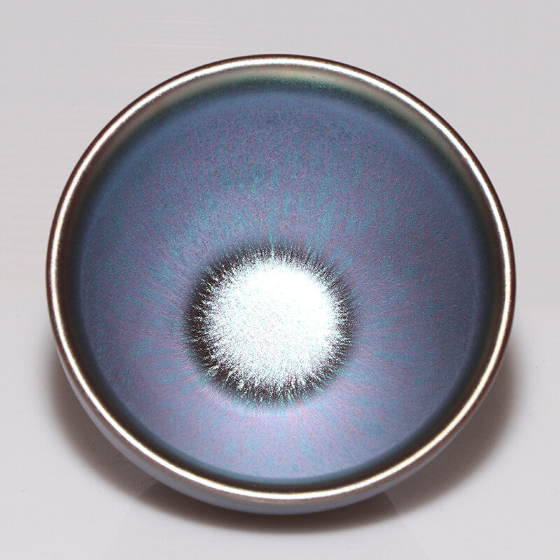 Tenmoku Tea Cup Color Blue