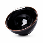 Celestial Night - Jian Zhan Tenmoku Black Gold Glazed Tea Cup