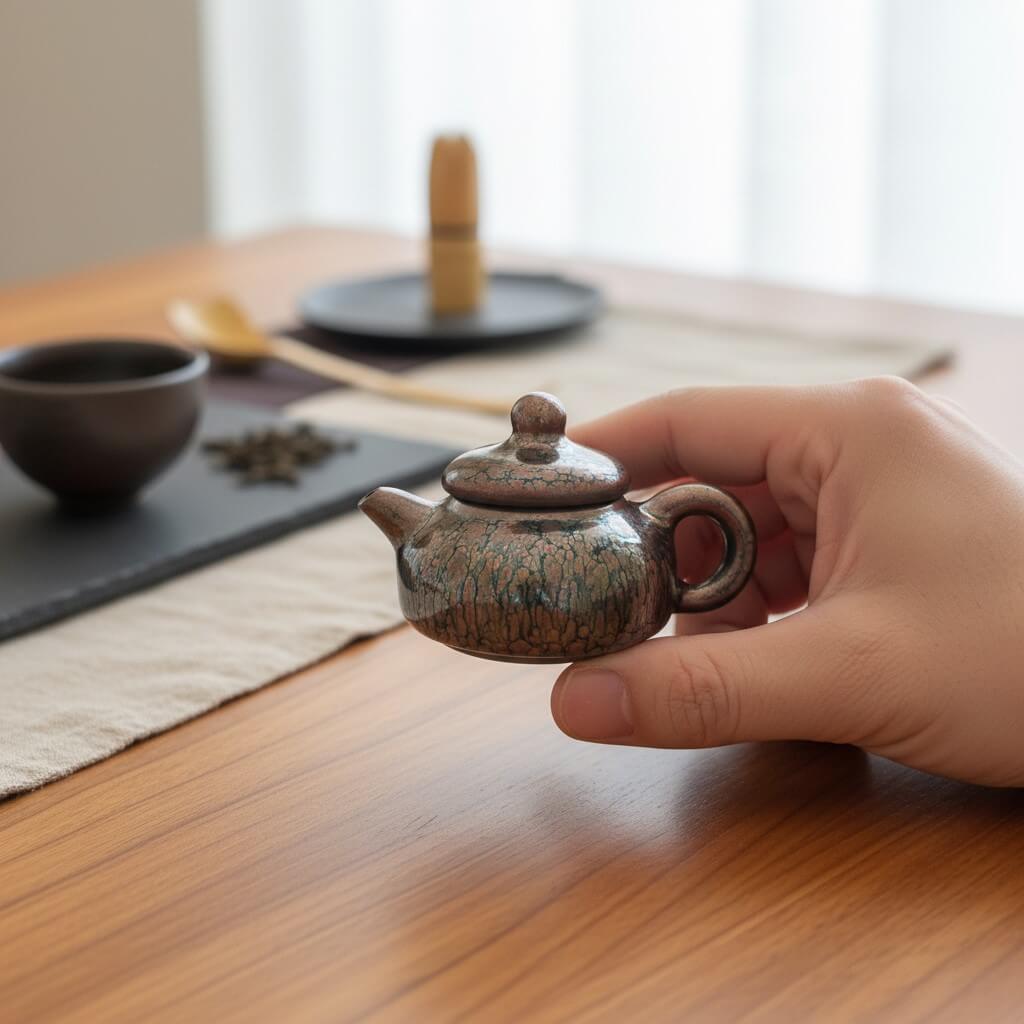 Miniature Ceramic Teapot Gift Traditional Tea Accessory