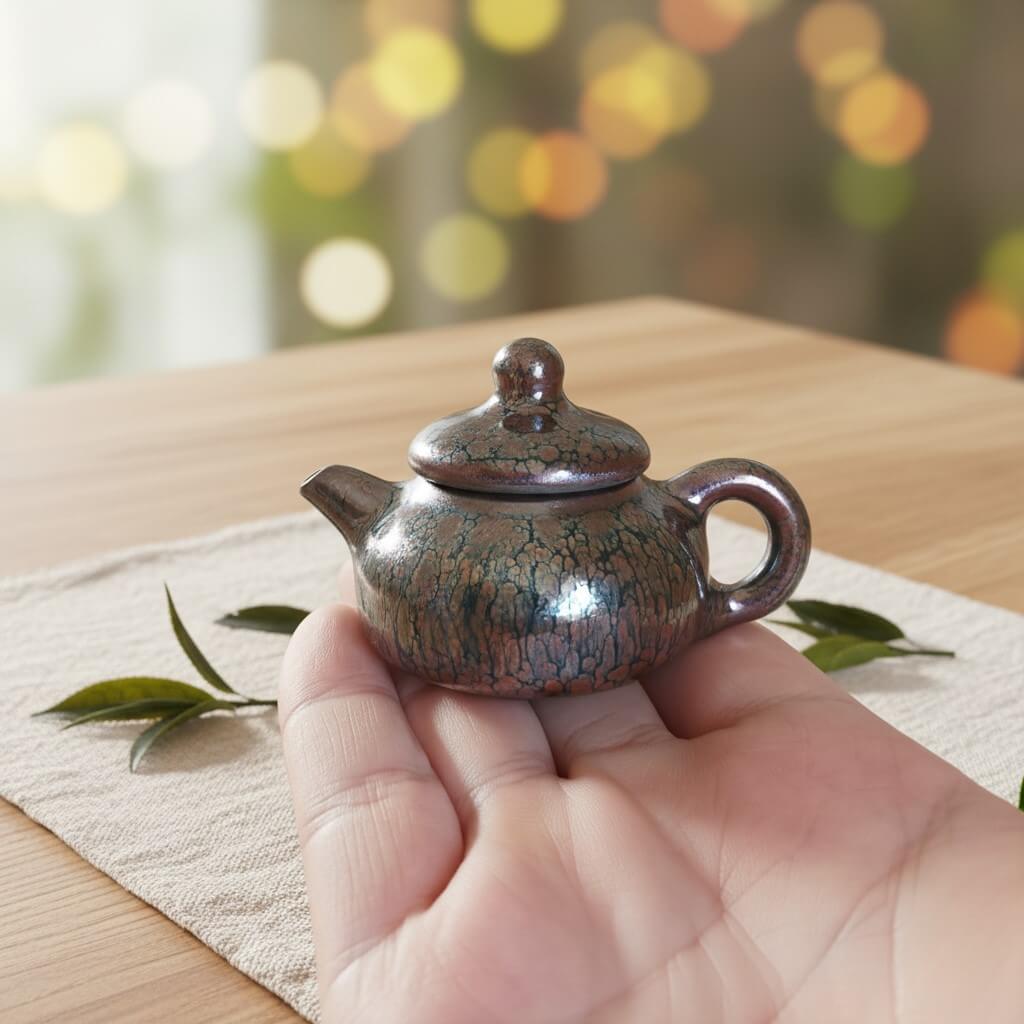 Miniature Ceramic Teapot Gift Traditional Tea Accessory