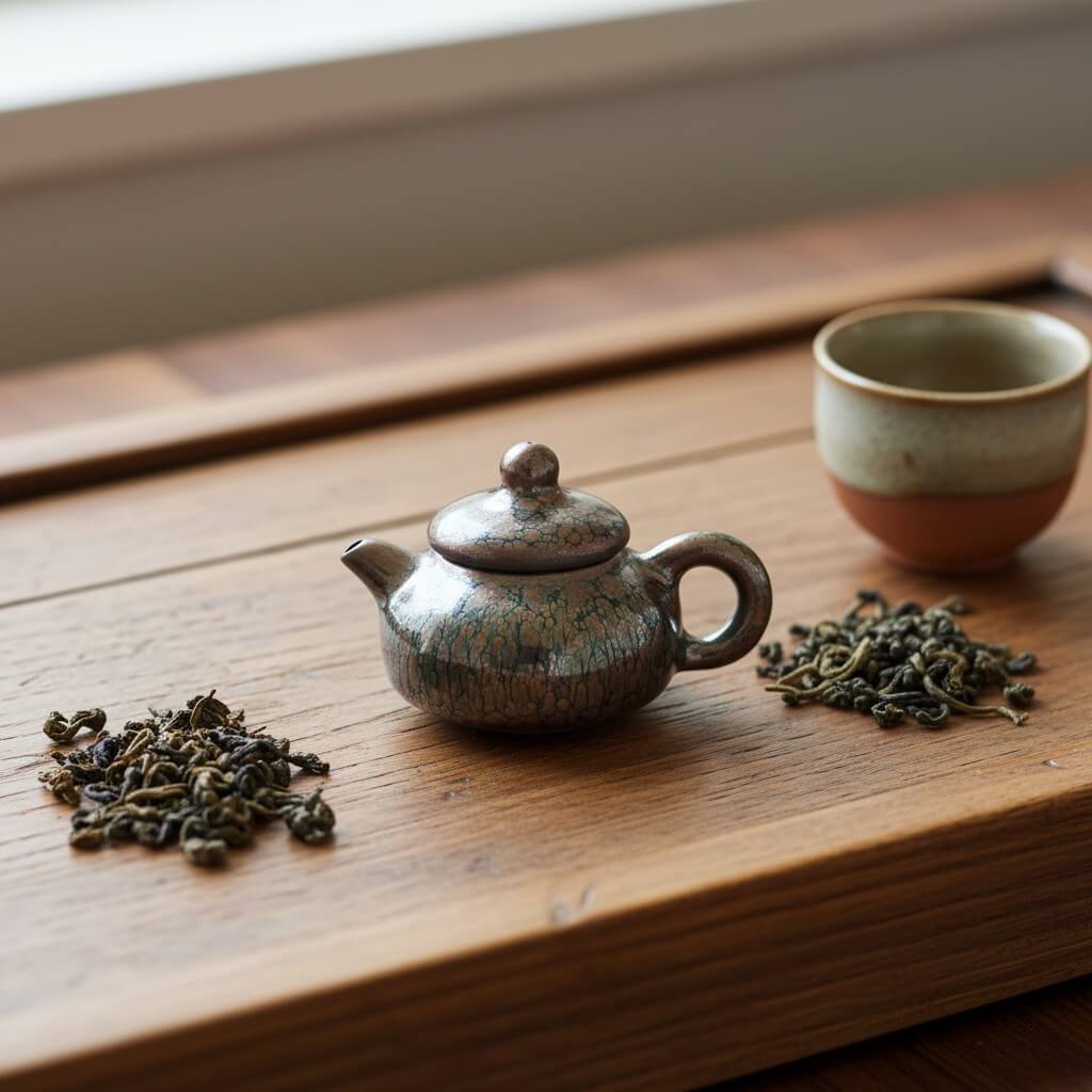 Miniature Ceramic Teapot Gift Traditional Tea Accessory