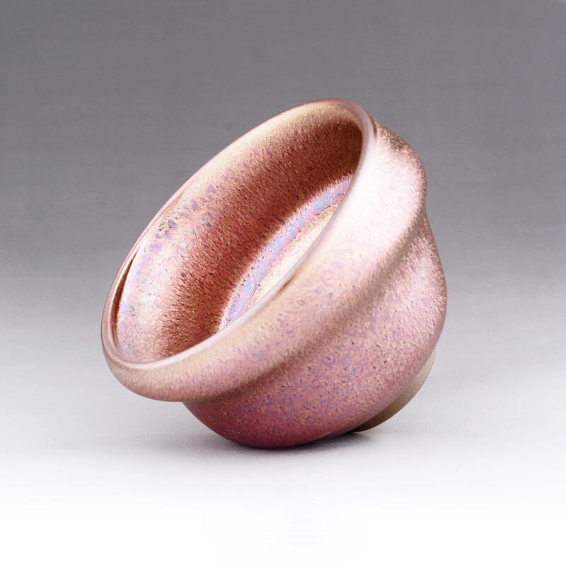 Colourful NiuNiu Jian Zhan Tenmoku Chawan Tea Cup