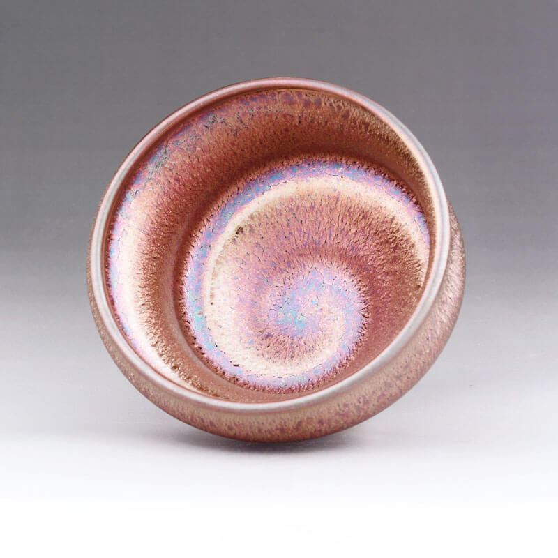 Kutsu Gata Tenmoku Chawan Tea Cup