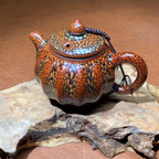 Partridge Jian Zhan Tenmoku Lantern Teapot