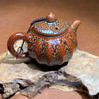 Partridge Jian Zhan Tenmoku Lantern Teapot
