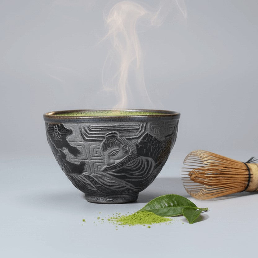 Porcelain Carving First Emperor of China Qin Shi Huang