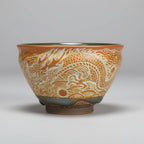 Porcelain Carving Golden Dragon