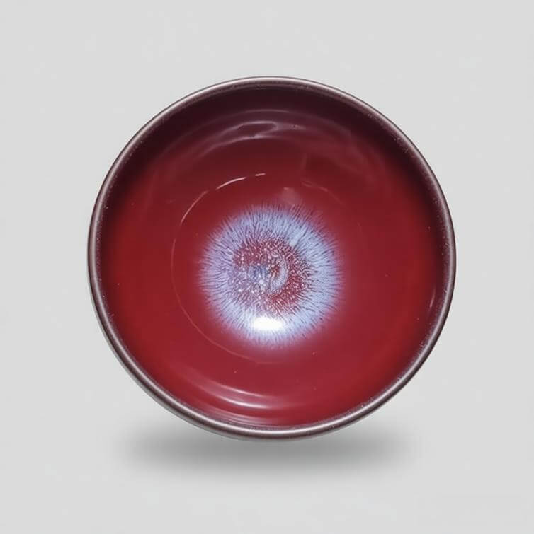 Porcelain Carving Nine-Pearl Red Dragon