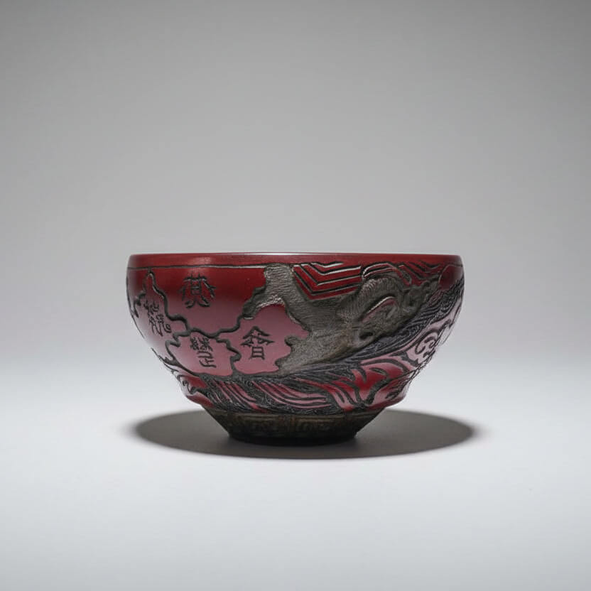Porcelain Engraving Decorative Bowl