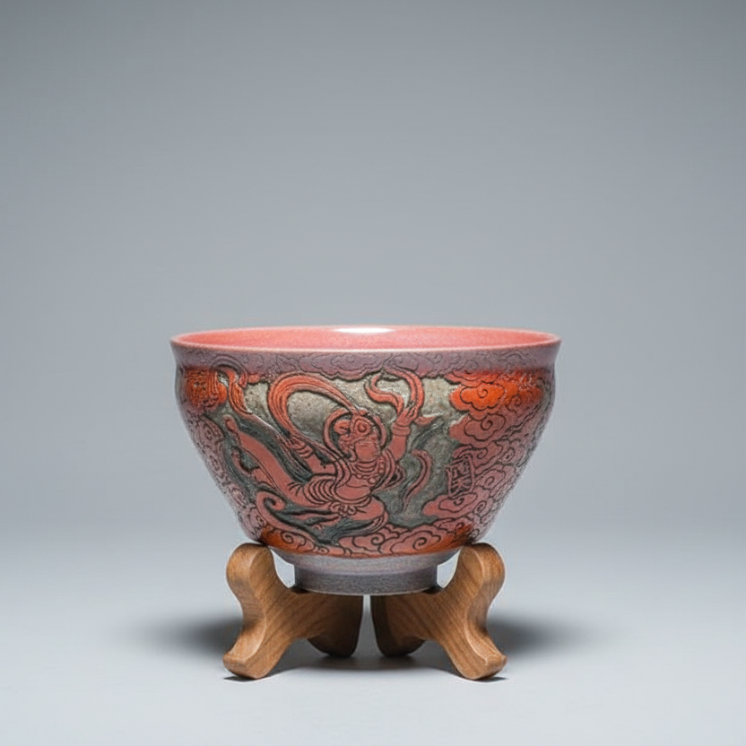 Carving porcelain Celestial dancers from China’s ancient Buddhist caves