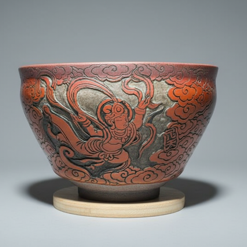 Carving porcelain Celestial dancers from China’s ancient Buddhist caves