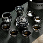 Oil Spots Tenmoku Jian Zhan Tea Set