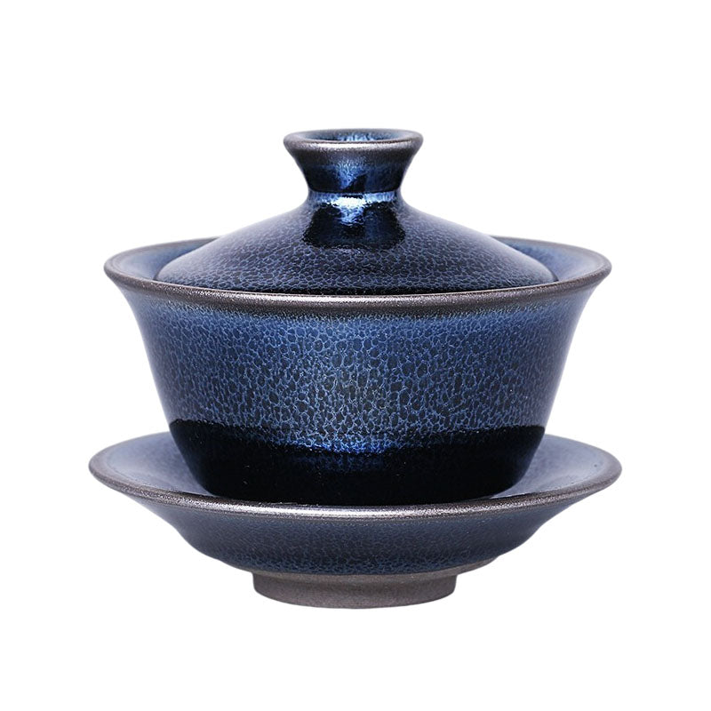 Kirin Gaiwan Tenmoku Tea Set