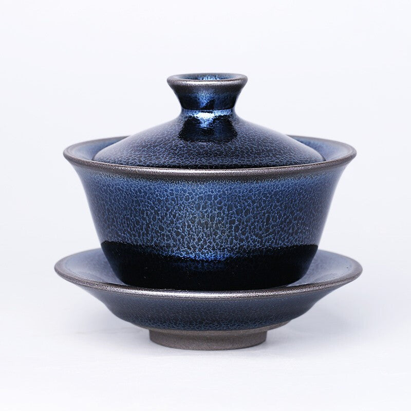 Kirin Gaiwan Tenmoku Tea Set