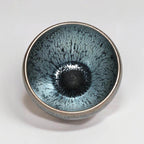 Tenmoku JIanzhan 8 Glaze Drips Tea Cup