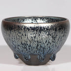 Tenmoku JIanzhan 8 Glaze Drips Tea Cup