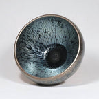 Tenmoku JIanzhan 8 Glaze Drips Tea Cup