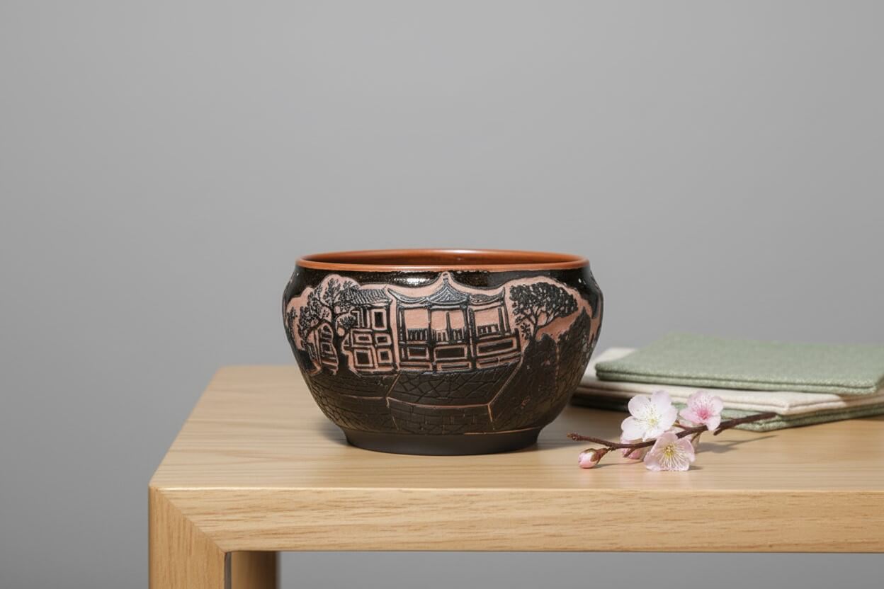 Unique Artisian Porcelain Tea Cup Gift Home Decor Decorative Bowl