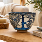 Hand Carved Tenmoku Decorative Bowl