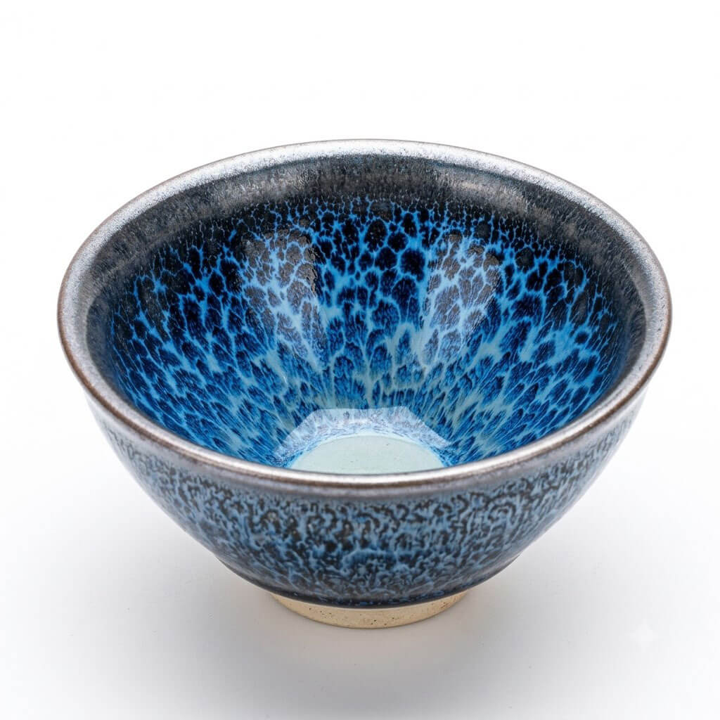 Hand Carved Tenmoku Decorative Bowl