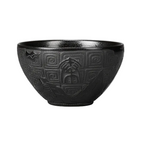 Carving Tea Bowl First Emperor of China Qin Shi Huang