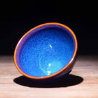 Deepsea Blue Jian Zhan Tenmoku Tea Cup